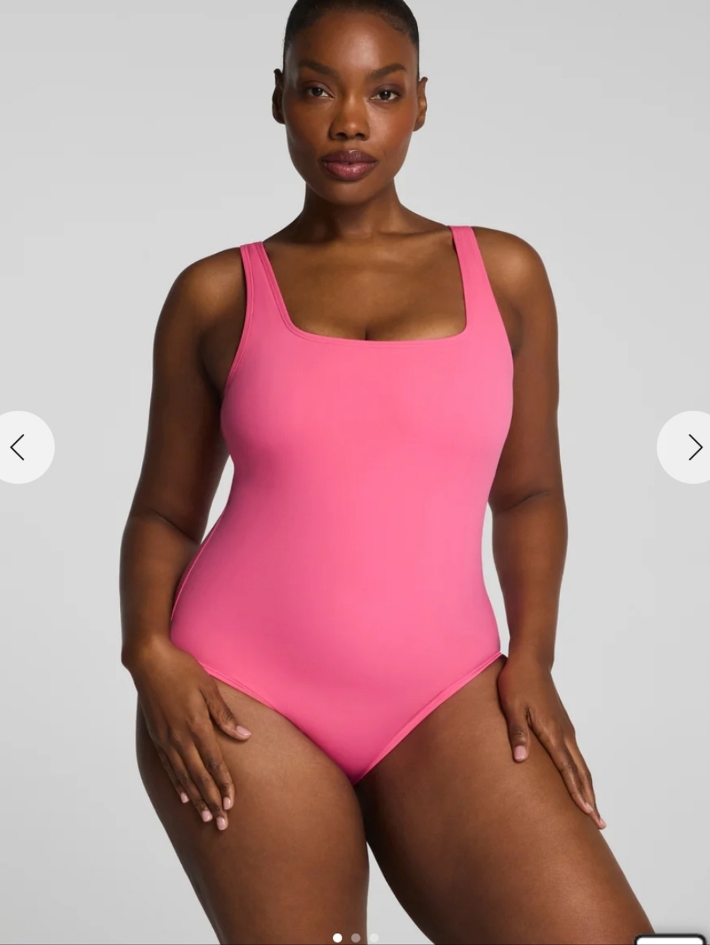 Spanx Women’s Pink Scoop Neck One-Piece Swimsuit NWT